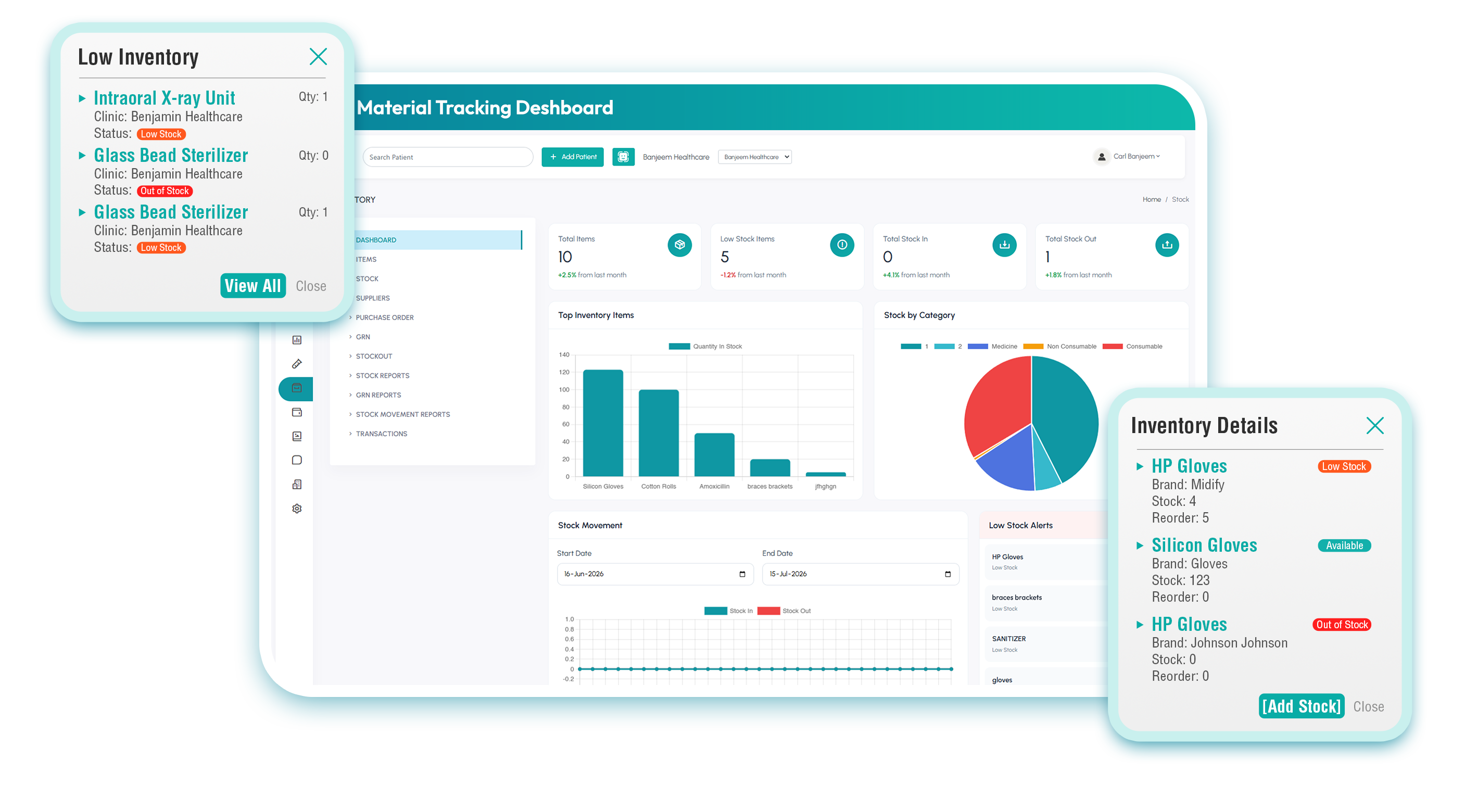 Material Tracking